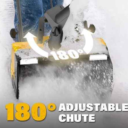 ZEGJAW 20-Inch Corded Snow Blower, 15-AMP Electric Snow Blower with 25ft Throwin