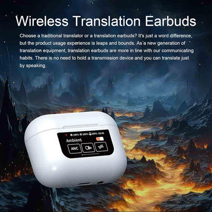 Translation Earbuds Real Time, Language Translator Earbuds with 74 Languages and