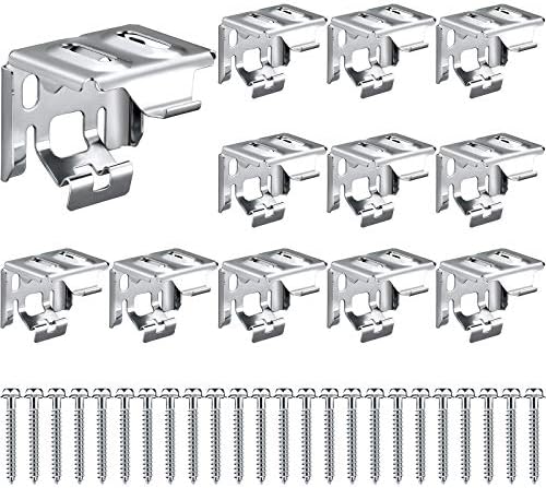 Jetec 6 Pieces Mini Blind Brackets Bracket for Window Blinds, with Screws https: