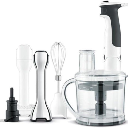 Breville the All in One Immersion Blender BSB530XL, Silver & Black