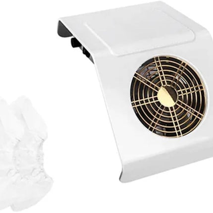 Nail Dust Collector Nail Dust Collector Machine 40W with 2 Bags Nail Fan Suction