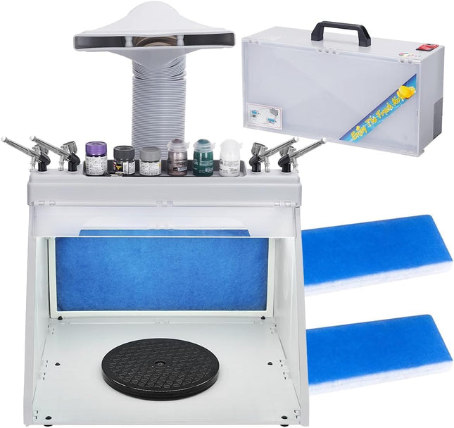 Incomplete! OPHIR Paint Booth, Spray Booth with Extra 2xFilter & 3xLed Light