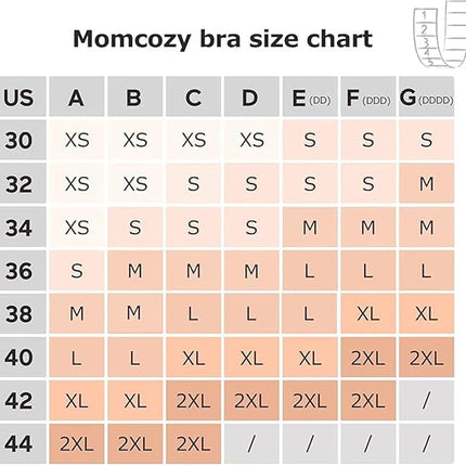 XL Pumping Bra, Momcozy Hands Free Pumping Bras for Women Pumping and Nursing Bra i