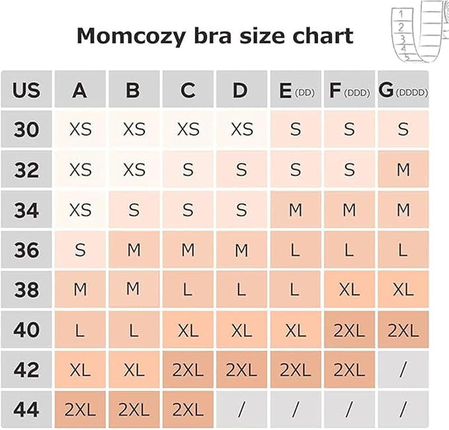 XL Pumping Bra, Momcozy Hands Free Pumping Bras for Women Pumping and Nursing Bra i