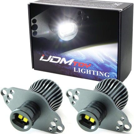 iJDMTOY LED Angel Eye Marker Bulbs Compatible With 2006-08 BMW E90 3 Series Xeno