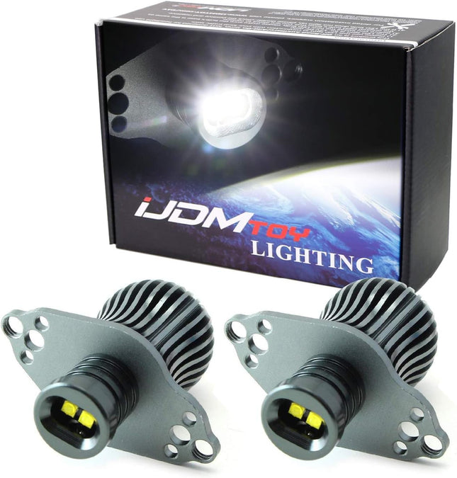 iJDMTOY LED Angel Eye Marker Bulbs Compatible With 2006-08 BMW E90 3 Series Xeno