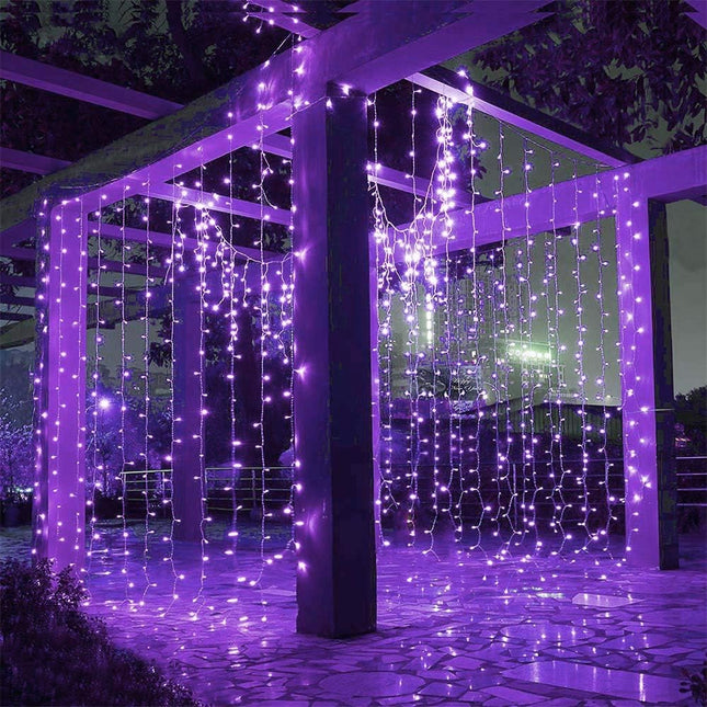 Led Curtain Lights 9.8 x 9.8 Feet 300 LEDs 8 Modes for Party Chirstmas Indoor We
