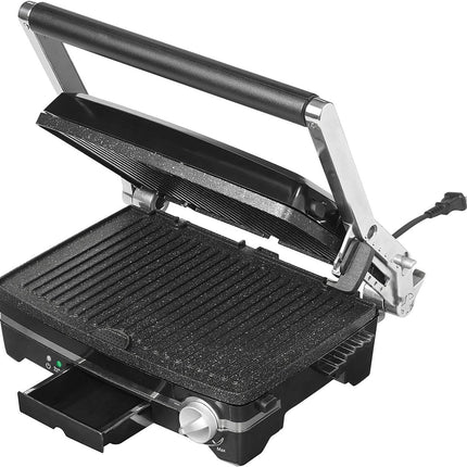 (Cracked plastic) Starfrit The Rock Panini with Reversible Plates
