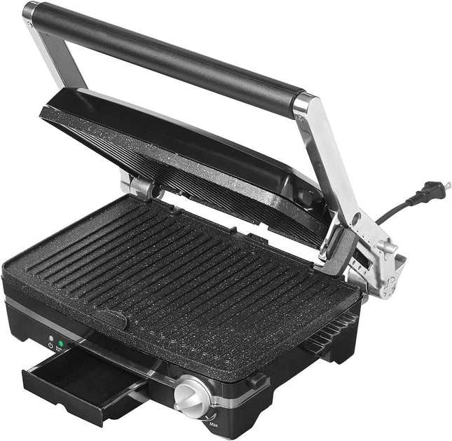 (Cracked plastic) Starfrit The Rock Panini with Reversible Plates