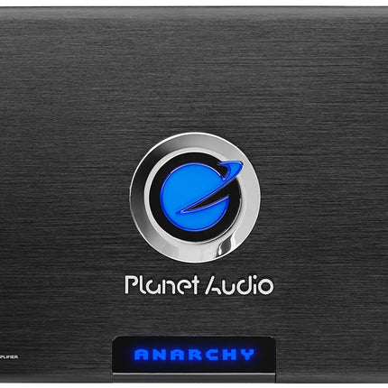 Planet Audio AC2400.4 Anarchy 2400W 4-Channel Car Amplifier, Class A/B MOSFET, 2 and 4 Ohm Stable, Bridgeable with Crossovers