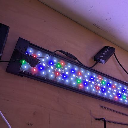 Actual unit: AQQA aquarium light switched on
