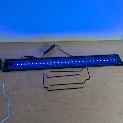 Actual unit: AQQA aquarium light in blue mode