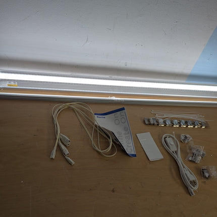 Actual unit: grow light powered on
