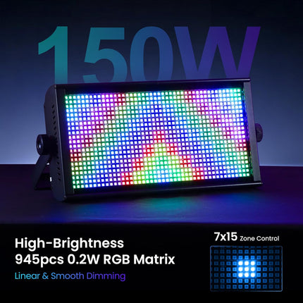 Big Dipper LF105 150W RGB LED strobe light bar