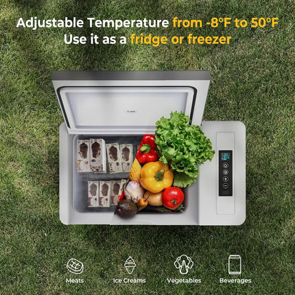 BougeRV CR 30 quart 12V portable freezer — product image