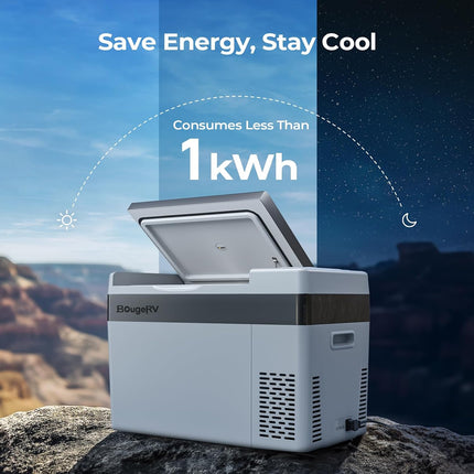BougeRV CR 30 quart 12V portable freezer — product image