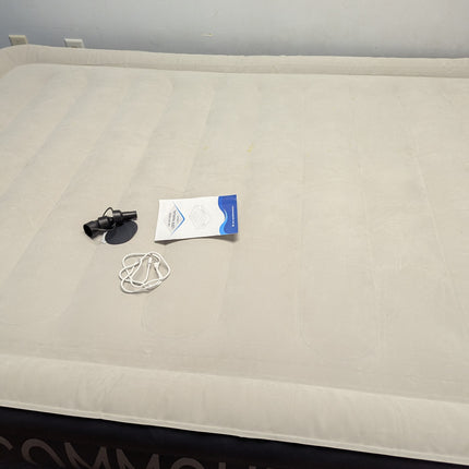 Actual unit: COMMOUDS queen air mattress inflated