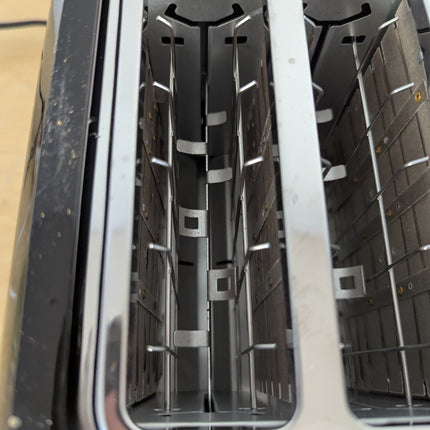 Actual unit: Cuisinart CPT-142BKC toaster, wear as shown