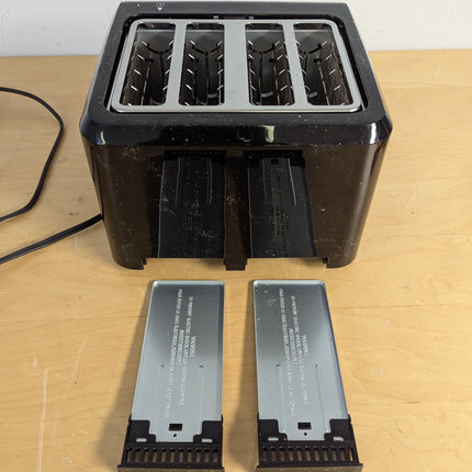 Actual unit: Cuisinart CPT-142BKC toaster, wear as shown