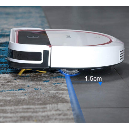 Dibea D500 Pro robot vacuum and mop, white with rose-gold trim