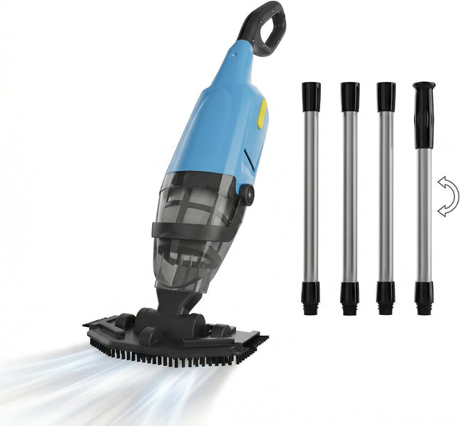 Efurden handheld rechargeable pool vacuum with telescopic pole