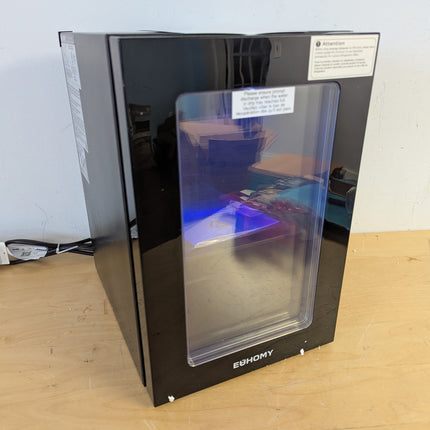 Actual unit: EUHOMY 18L beverage refrigerator