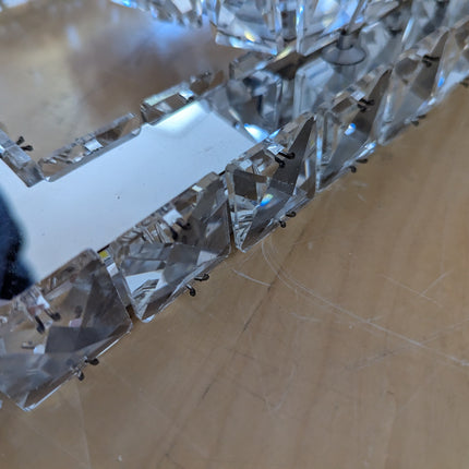 Actual unit: Finktonglan chandelier, some crystal hangers broken off