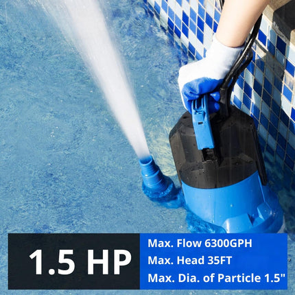 FOTING 1.5 HP submersible sump pump