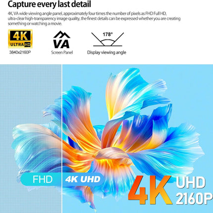 Gawfolk 32 inch 4K UHD monitor, 3840 x 2160 — product image