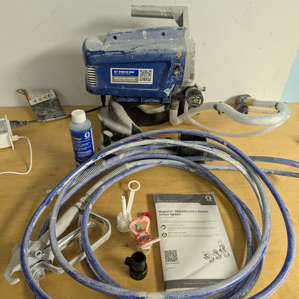 Actual unit: Graco Magnum Project Painter Plus with hose, gun and manual