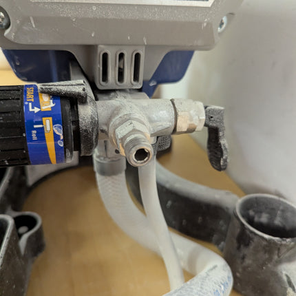 Actual unit: Graco Magnum Project Painter Plus with paint residue