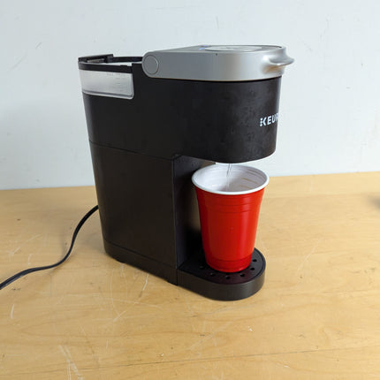 Actual unit: Keurig K-Mini brewer, reservoir lid missing