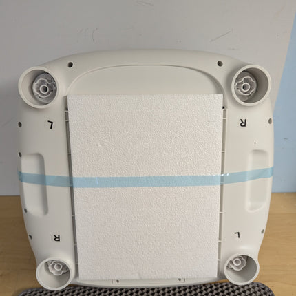 Actual unit: underside of litter box