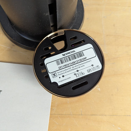 Actual unit: Vertuo Next drip tray