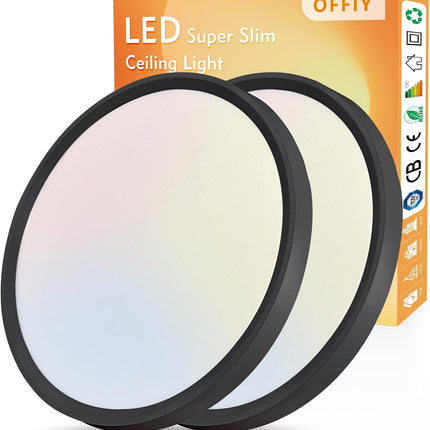 OFFIY 15.8 inch LED flush mount ceiling light
