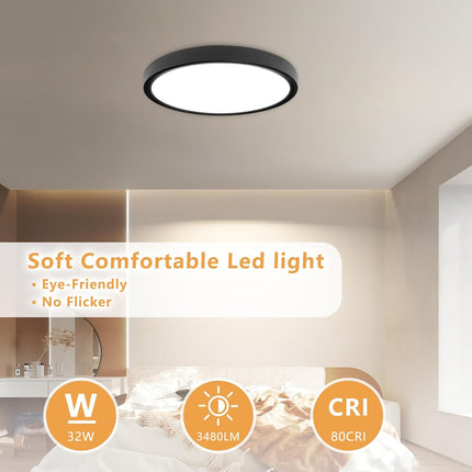OFFIY 15.8 inch LED flush mount ceiling light