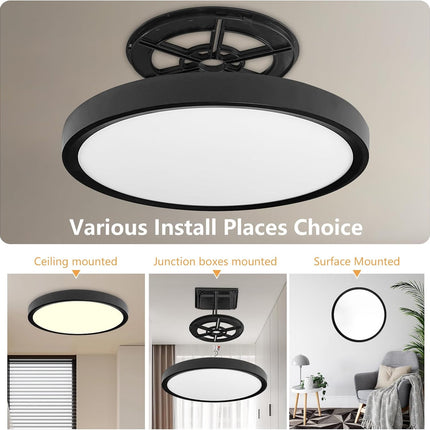 OFFIY 15.8 inch LED flush mount ceiling light