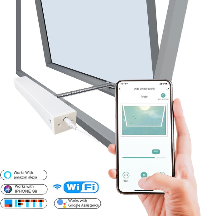 Olideauto smart WiFi chain window opener