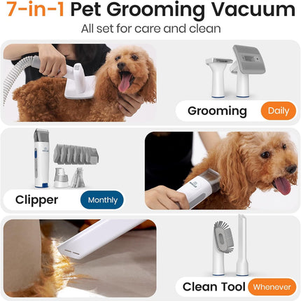 oneisall LM2 dog grooming kit with vacuum