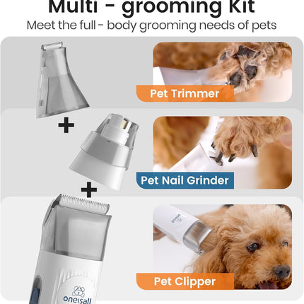oneisall LM2 dog grooming kit with vacuum