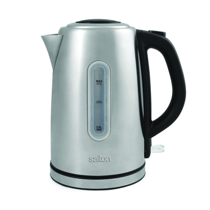 Salton JK1903 cordless electric kettle, 1.7 L stainless steel — product image