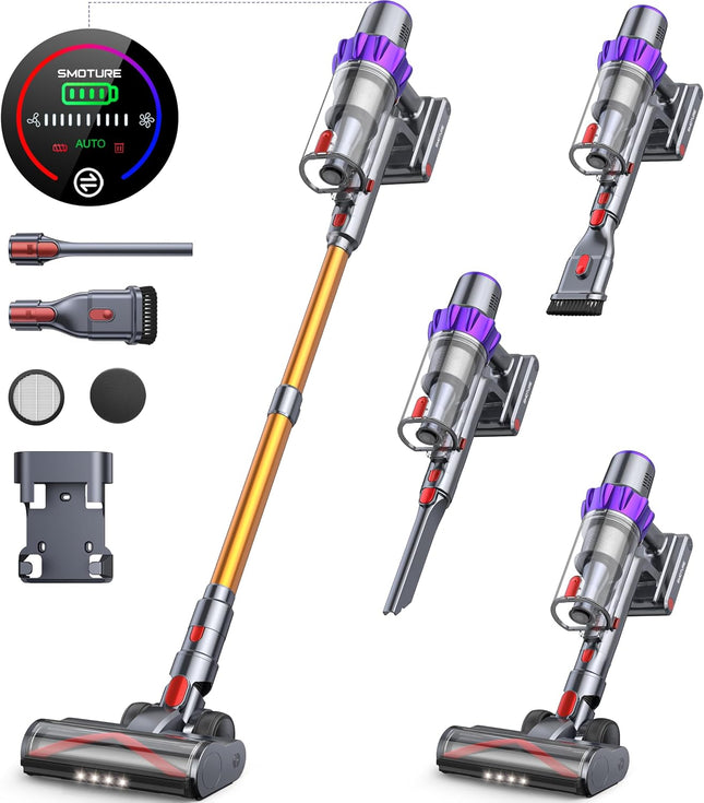 SMOTURE VC80 cordless stick vacuum