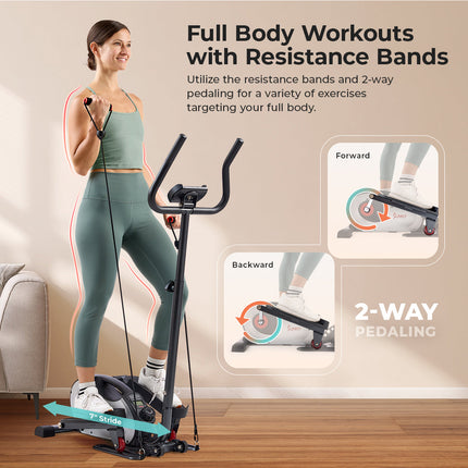 Sunny SF-E323057 compact magnetic elliptical trainer
