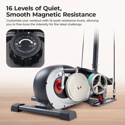 Sunny SF-E323057 compact magnetic elliptical trainer
