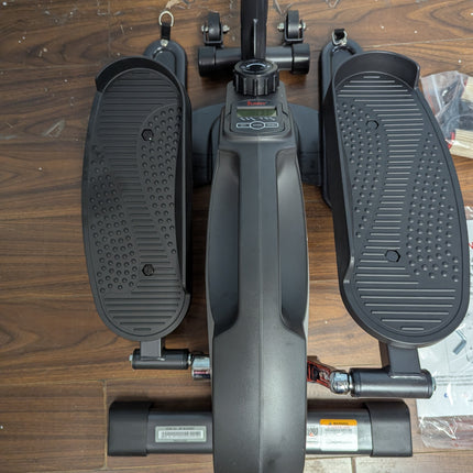 Actual unit: Sunny SF-E323057 elliptical trainer