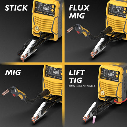 TOOLIOM 200A 5-in-1 aluminum MIG welder