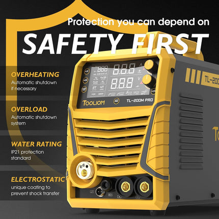 TOOLIOM 200A 5-in-1 aluminum MIG welder