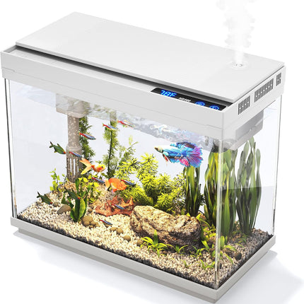 Vehipa 2.4 gallon fish tank aquarium kit with humidifier