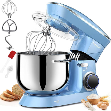 Vezzio 9.5 quart 10-speed tilt-head stand mixer with attachments — product image