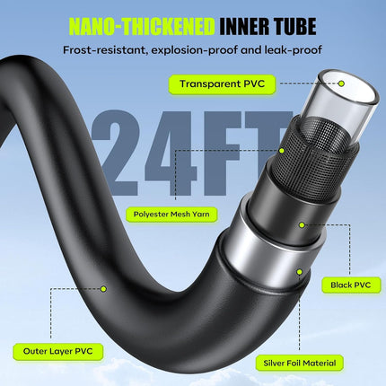 YKYI cordless pressure washer 24 ft hose — product image